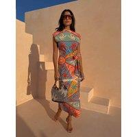 Never Fully Dressed Lucy Dress in Kaleidoscope Print Multi