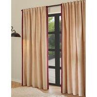 MADE Audley Velour Eyelet Curtains Light Pink