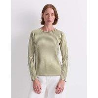 Sportscraft Modal Rich Striped Sparkly T-Shirt Green