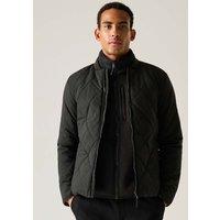 Regatta Harvin Quilted Water-Repellent Jacket Black