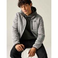 Regatta Barlee Zip Up Funnel Neck Fleece Silver