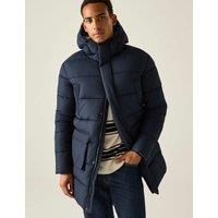 Regatta Marek Hooded Puffer Jacket Navy