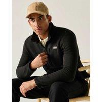 Regatta Barlee Funnel Neck Half Zip Fleece Black