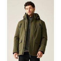 Regatta Marron Waterproof Hooded Jacket Khaki
