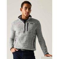Regatta Barlee Funnel Neck Half Zip Fleece Silver