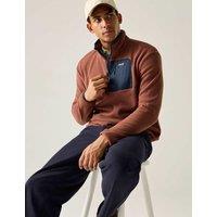 Regatta Frankie Funnel Neck Half Zip Fleece Red