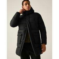 Regatta Marek Hooded Puffer Jacket Black