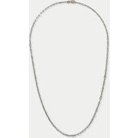 Autograph Auto Sterling Paper Chain Necklace Silver