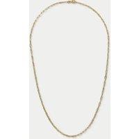 Autograph Auto GP Sterling Paper Chain Necklace Gold