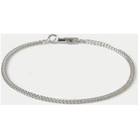 M&S Thin Chain Bracelet Silver