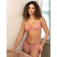 Pour Moi Fleur All Over Lace Bikini Knickers Dusky Rose