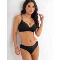 Pour Moi New Romance Padded Non-Wired T-Shirt Bra Black