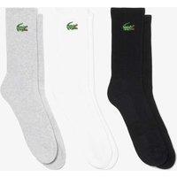 Lacoste 3 Pack Cotton Rich Sports Socks Multi