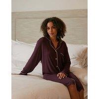 Cyberjammies Modal Rich Jersey Nightshirt Plum