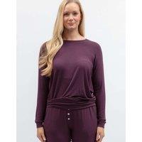 Cyberjammies Jersey Slouch Pyjama Top Plum