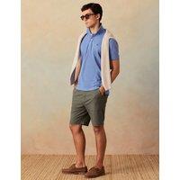 Crew Clothing Regular Fit Cotton Rich Chino Shorts Olive