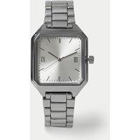 M&S Classic Square Watch Silver