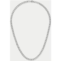 M&S Stainless Curb Chain Necklace Silver