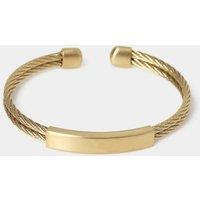 Autograph Auto Stainless Mesh Cuff Gold