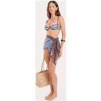 4th & Reckless Striped Beach Cover Up Sarong Multi