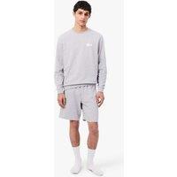 Lacoste Cotton Rich Fleece Pyjama Shorts Grey Mix