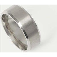 M&S Stainless Brushed Ring Silver