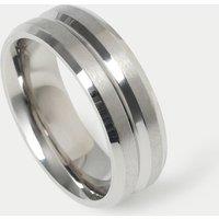 M&S Engraved Band Ring Silver