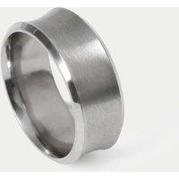 Autograph Auto Stainless Band Ring Silver