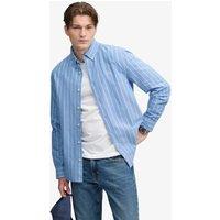 Superdry & Co Relaxed Fit Preppy Oxford Long Sleeve Shirt Blue