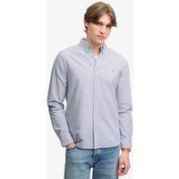 Superdry & Co Relaxed Fit Preppy Oxford Long Sleeve Shirt Purple