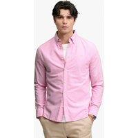 Superdry & Co Relaxed Fit Preppy Oxford Long Sleeve Shirt Pink