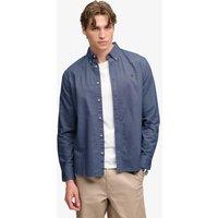 Superdry & Co Relaxed Fit Pure Cotton Striped Oxford Shirt Blue