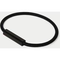 M&S Wire Clicker Bracelet Black