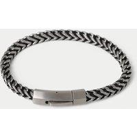 M&S Stainless Cord and Chain Bracelet Silver