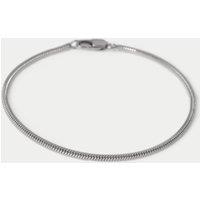 Autograph Auto Snake Chain Bracelet Silver