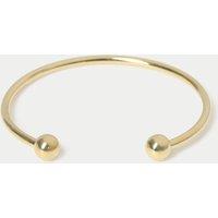 M&S Stainless Ball Cuff Gold