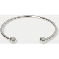 M&S Stainless Ball Cuff Silver