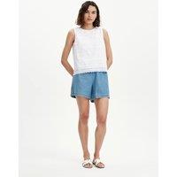 Finery London Pure Cotton Broderie Top White