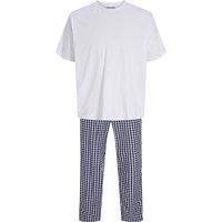 JACK & JONES Pure Cotton Pyjama Set White