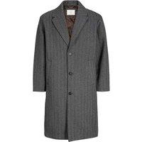 JACK & JONES Herringbone Overcoat Grey
