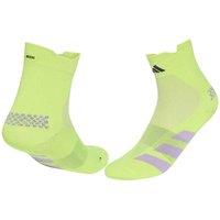 adidas Running Adizero Trainer Socks Bright Yellow