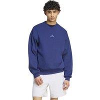 Adidas Pure Cotton Crew Neck Sweatshirt Dark Blue