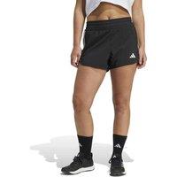 ADIDAS Pacer High Waisted Shorts Black Mix