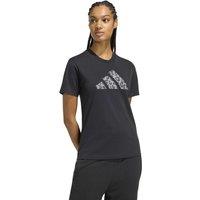 adidas Pure Cotton Animal Graphic T-Shirt Black/Black