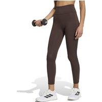 Adidas Optime High Waisted 7/8 Leggings Dark Brown