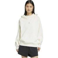 Adidas Kit 3-Stripes Pure Cotton Relaxed Hoodie White