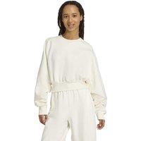 Adidas Soft Lux Loose Sweatshirt with Modal Soft White