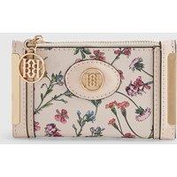 River Island Floral Mini Foldover Purse Cream Mix