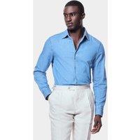 Hawes & Curtis Slim Fit Denim Shirt Light Blue