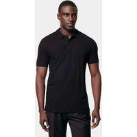 Hawes & Curtis Pure Mercerised Cotton Pique Polo Shirt Black